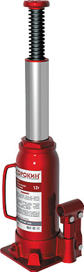 Домкрат бутылочный СОРОКИН 43437 (12 т - 215/400 мм)