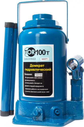 Домкрат бутылочный TOR 100 т (100 т - 350/490 мм) 105100