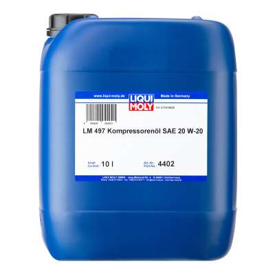 Синтетическое компрессорное масло Liqui Moly LM 497 Kompressorenoil 20W-20 10л