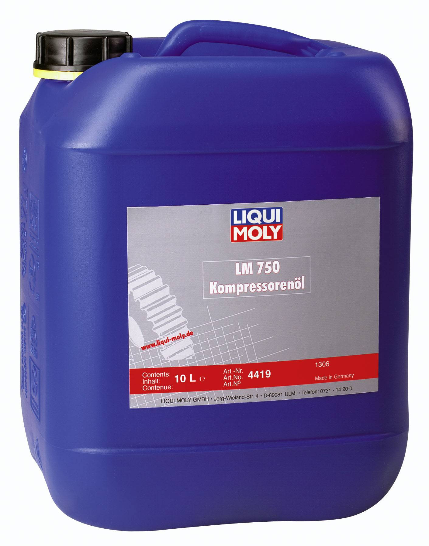 Синтетическое компрессорное масло Liqui Moly LM 750 Kompressorenoil 40 10л